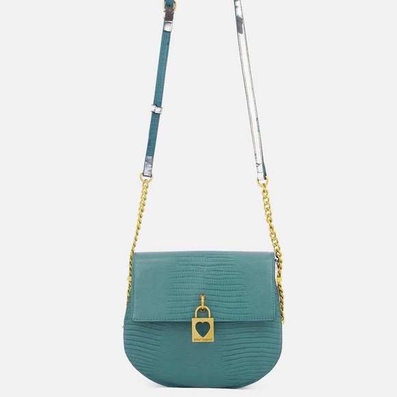 Betsey Johnson Snake Teal Shoulder Bag - Picture 8 of 14